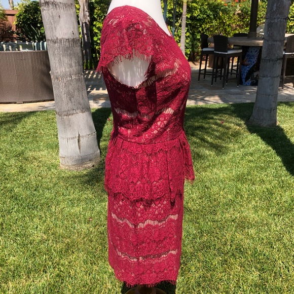 ANTHROPOLOGIE Maeve Elsa Peplum Dress Size Small - Picture 5 of 7